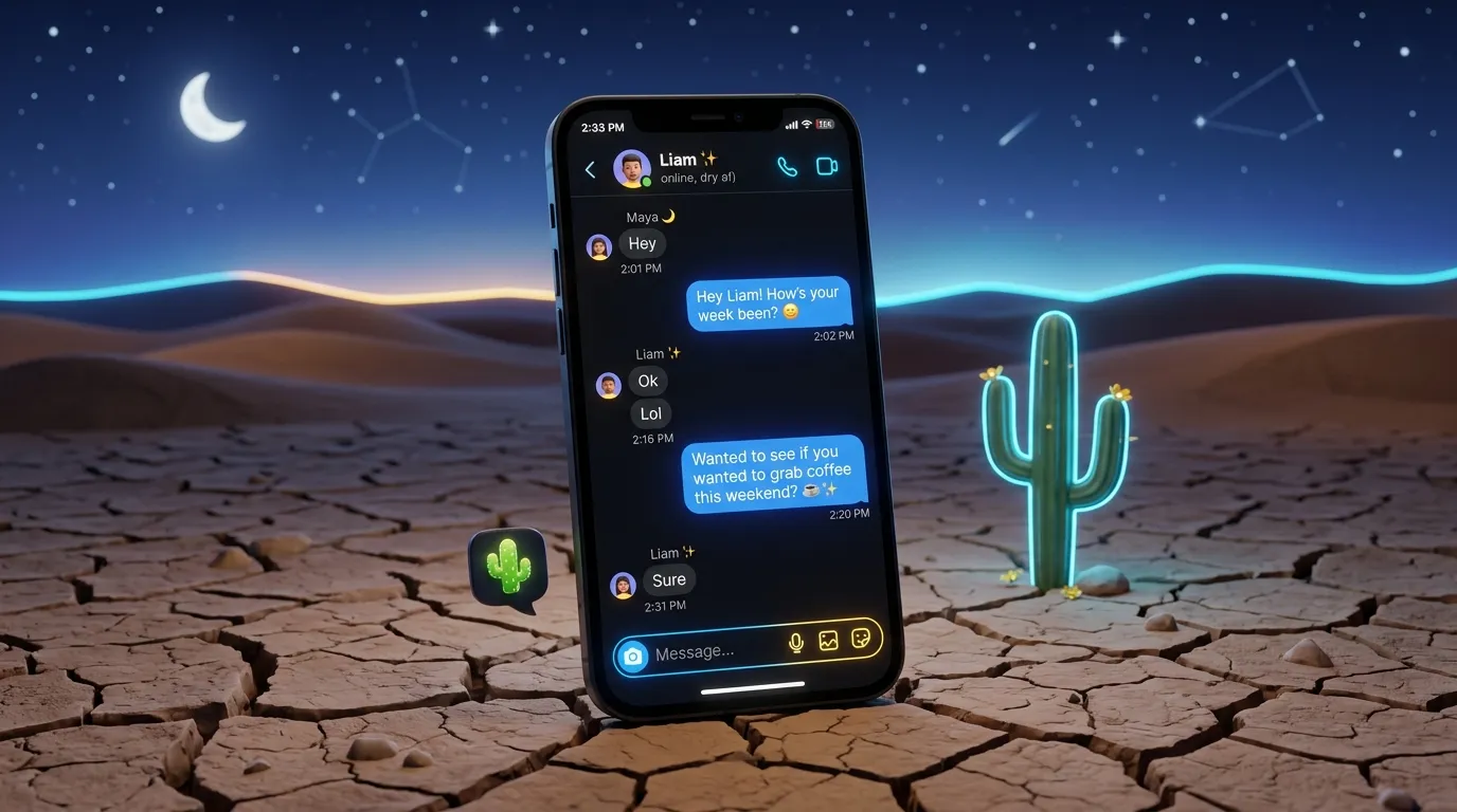 Dry Texter İşaretleri: Gerçekten Meşgul mü Yoksa Sadece Sıkıcı mı?